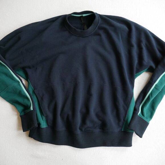 Lululemon x Roksanda Face Forward Sweatshirt Crewneck Oversized Small navy blue - Picture 5 of 13
